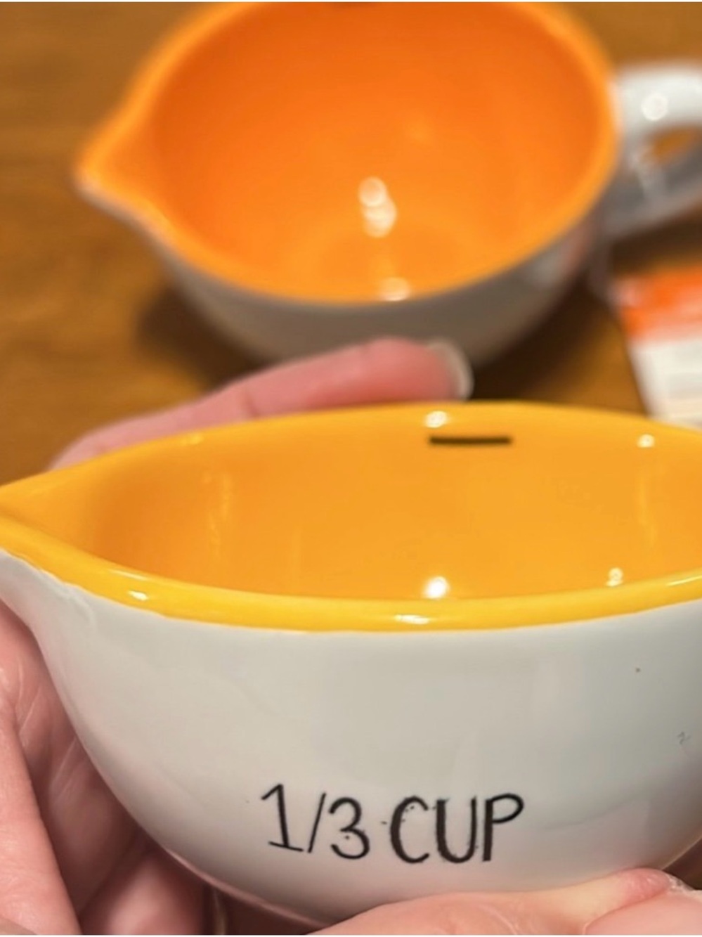 Ceramic Nesting Measuring Cups Set - Picture 2 of 4
